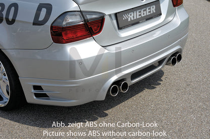 Rieger 00099578 BMW 3 Series E90 E91 Rear Diffuser 5 | ML Performance EU Car Parts