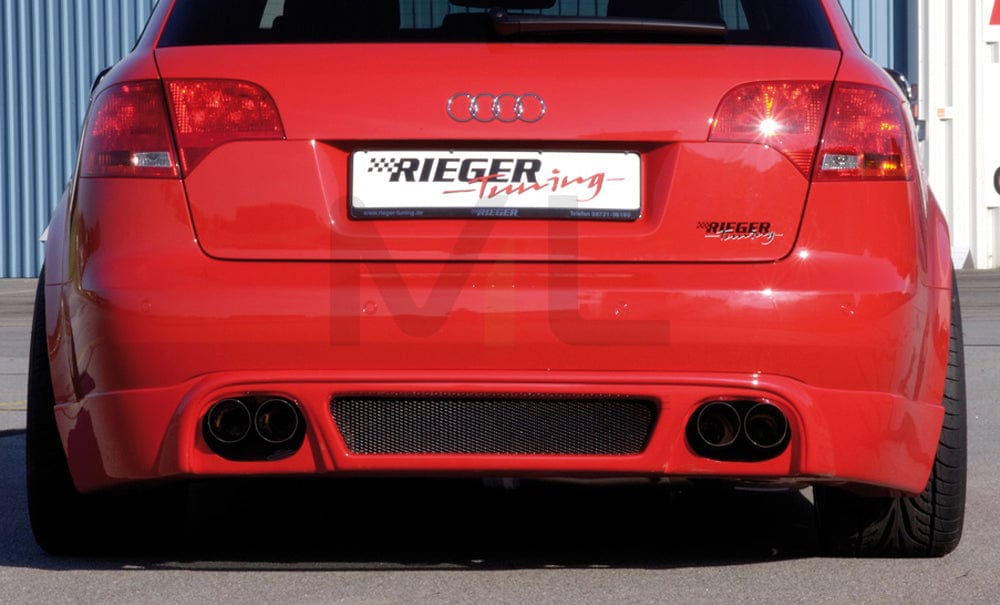 Rieger 00055226 Audi 8E B7 A4 Rear Diffuser 1 | ML Performance EU Car Parts