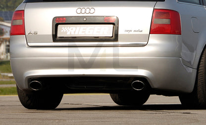 Rieger 00055318 Audi 4B A6 Rear Diffuser - S6-Look 1 | ML Performance EU Car Parts