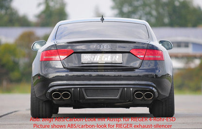 Rieger 00055417 Audi B8 B81 S5 Rear Diffuser 3 | ML Performance EU Car Parts