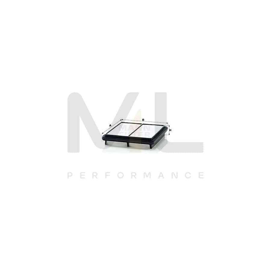 MANN-FILTER C 2229 Air Filter Filter Insert | ML Performance Car Parts