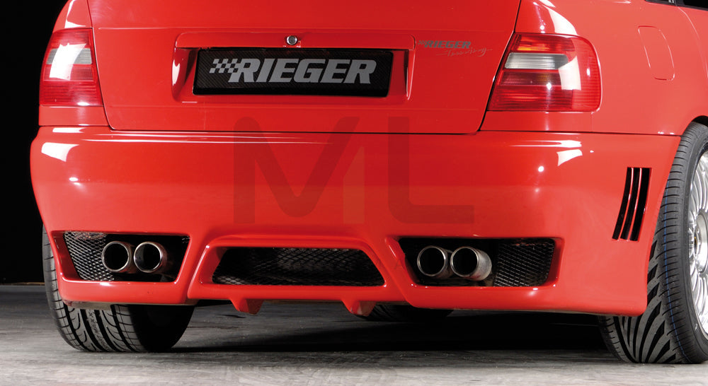 Rieger 00055049 Audi B5 A4 Rear Bumper 1 | ML Performance EU Car Parts
