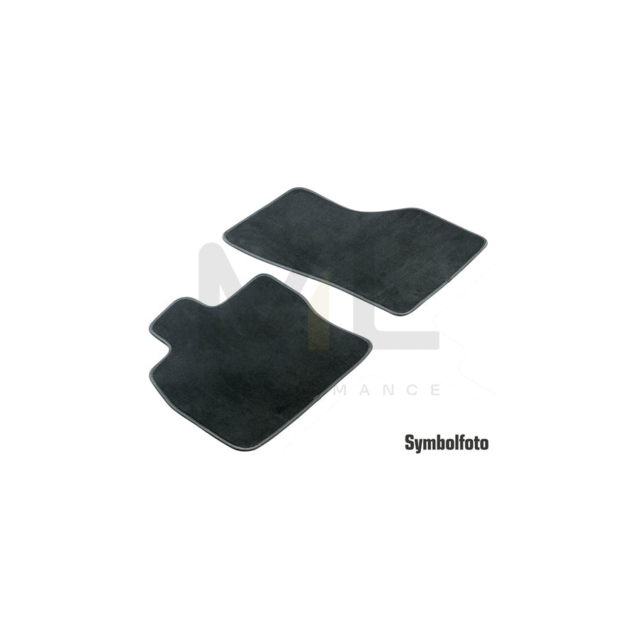 WALSER 80505 Floor mat set for CITROﾃ起 DISPATCH Textile, Front, Quantity: 2, Black | ML Performance Car Parts
