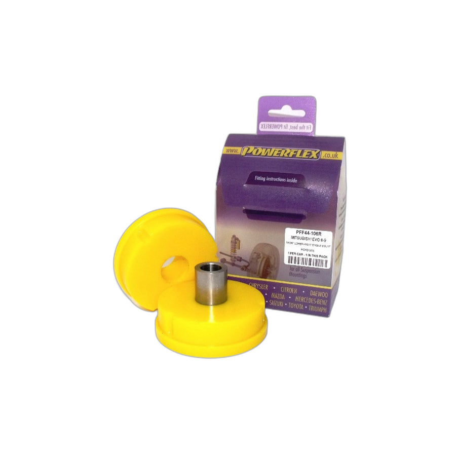 Powerflex PFF44-106R Mitsubishi Lancer Evo Front Lower Front Engine Mount (Road) | ML Performance EU Car Parts
