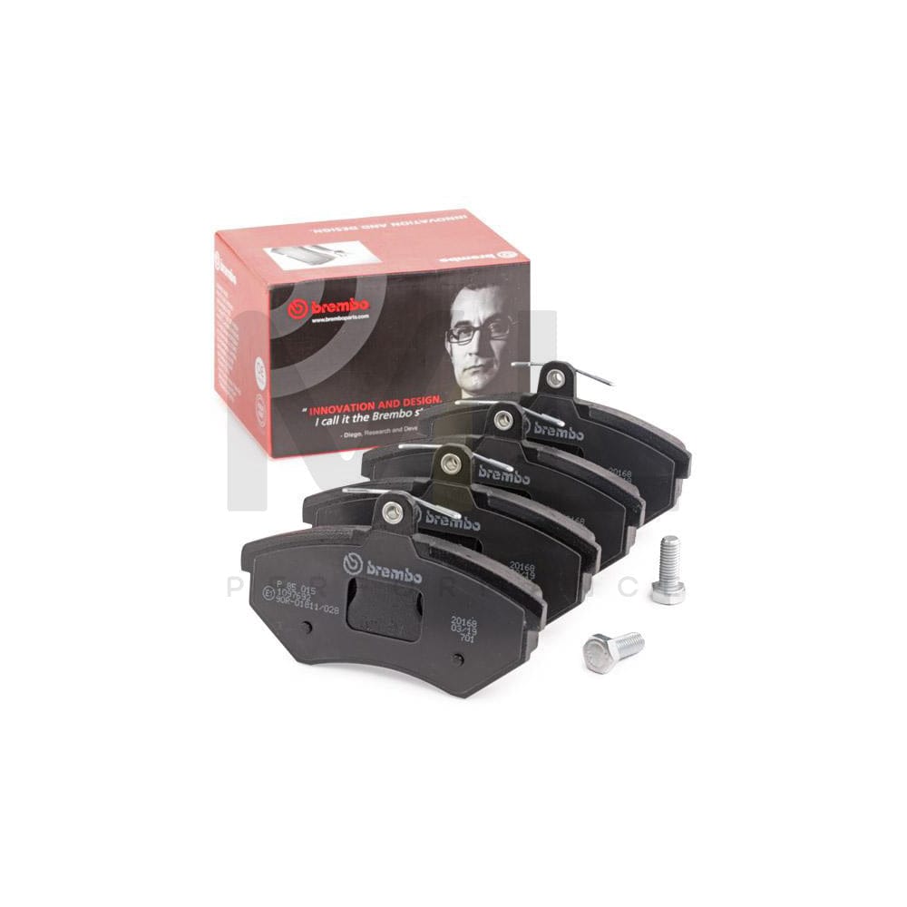 Brembo P 85 015 Brake Pad Set Excl. Wear Warning Contact, With Brake Caliper Screws | ML Performance Car Parts