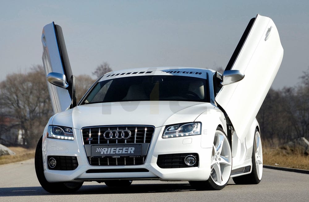 Rieger 00055401 Audi B8 B81 S5 Front Splitter 5 | ML Performance EU Car Parts