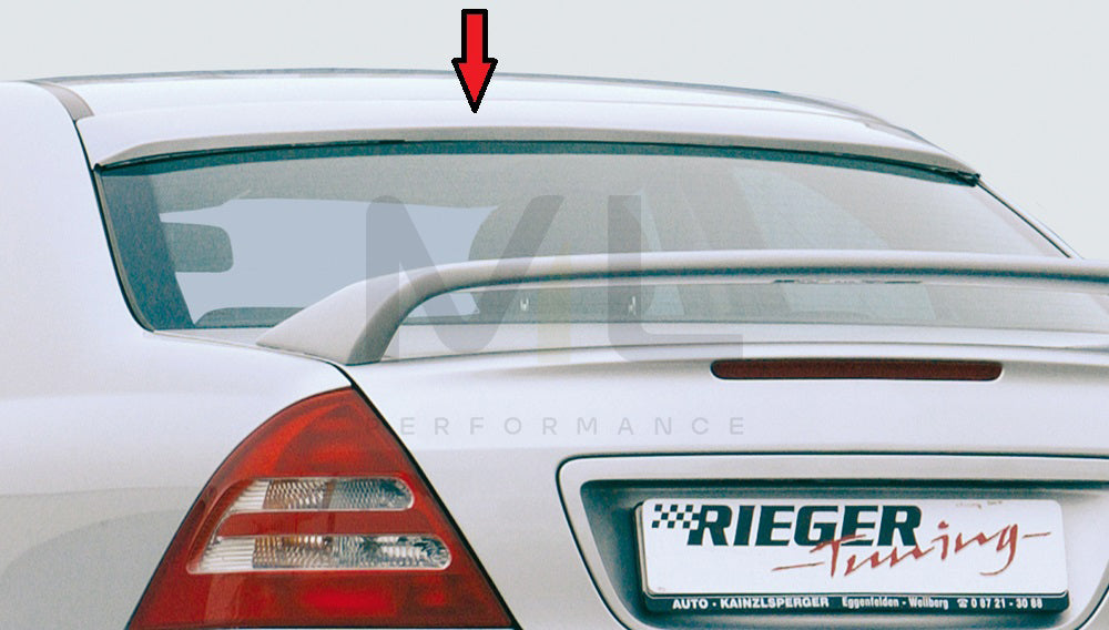 Rieger 00025109 Mercedes-Benz W203 C-Class Rear Window Cover 1 | ML Performance EU Car Parts