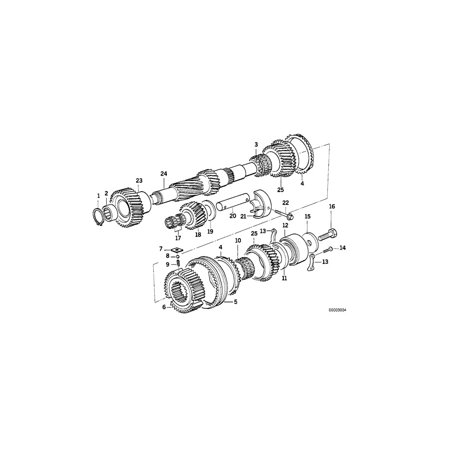 Genuine BMW 23211282580 E53 E36 Guide Sleeve 3Rd And 4Th Gear (Inc. 328Ci, 735i & 323i) | ML Performance EU Car Parts