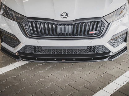 Maxton Design Skoda Octavia Rs MK4 (2020-) Front Splitter V3