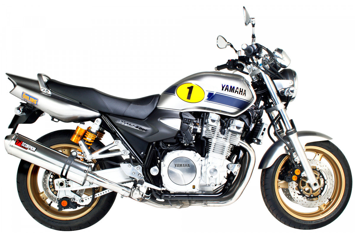 Scorpion EYA80SEO Yamaha XJR1300 Factory Oval Slip-On - Polished Stainless Steel Sleeve | ML Performance EU EU