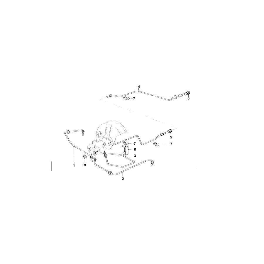 Genuine BMW 34322160572 E26 Pipe (Inc.  & M1) | ML Performance EU Car Parts