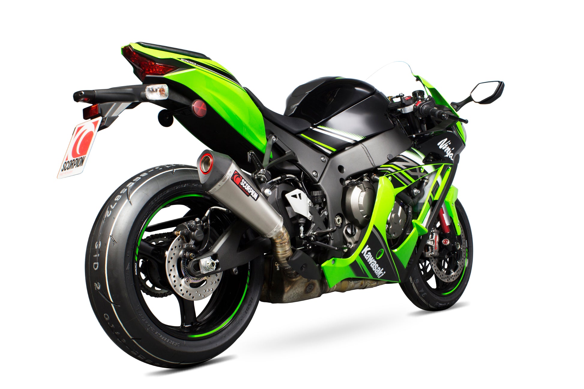 Scorpion RKA113TEO Kawasaki Serket Taper Slip-On (Ninja ZX-10R / ZX-10RR / ZX-10R SE) | ML Performance EU EU