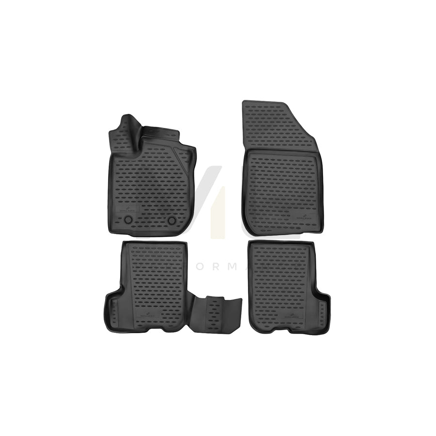 WALSER Tailored, XTR 75136 Floor mat set Elastomer, Front and Rear | ML Performance Car Parts
