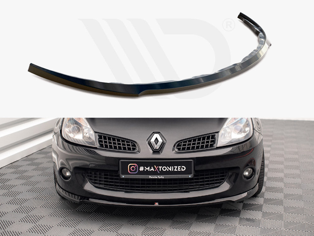 Maxton Design RE-CL-3-RS-FD1T Front Splitter Renault Clio MK3 Rs (2006-2009) | ML Performance UK Car Parts