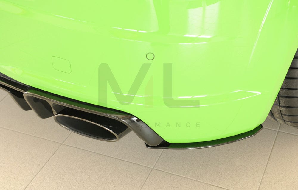 Rieger 00055174 Audi 8J 8J1-FV 8S TTRS Rear Side Splitter 4 | ML Performance EU Car Parts