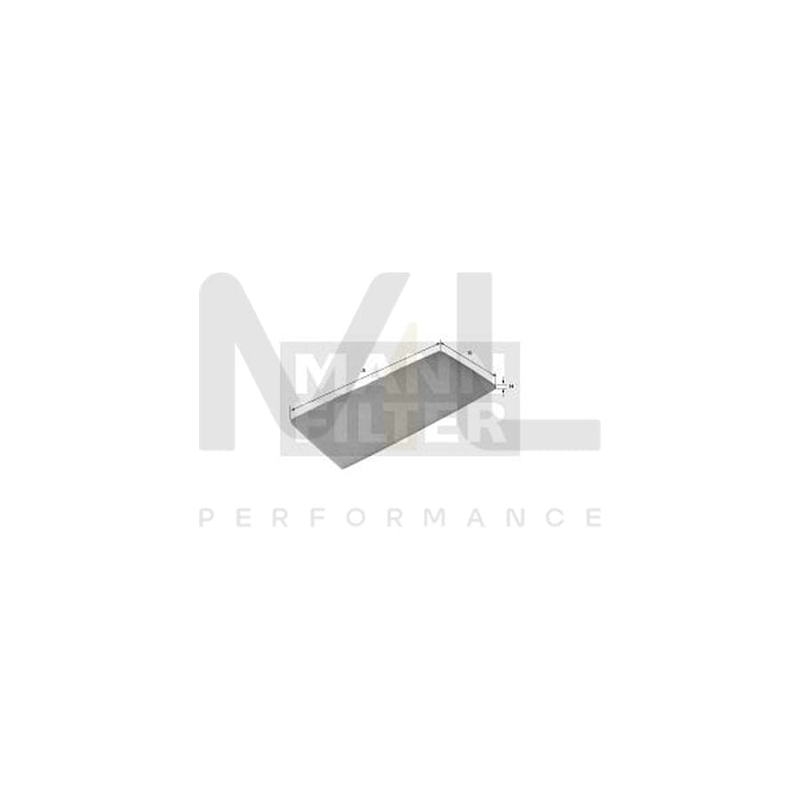 MANN-FILTER CU 108 001-10 Pollen filter Particulate Filter | ML Performance Car Parts