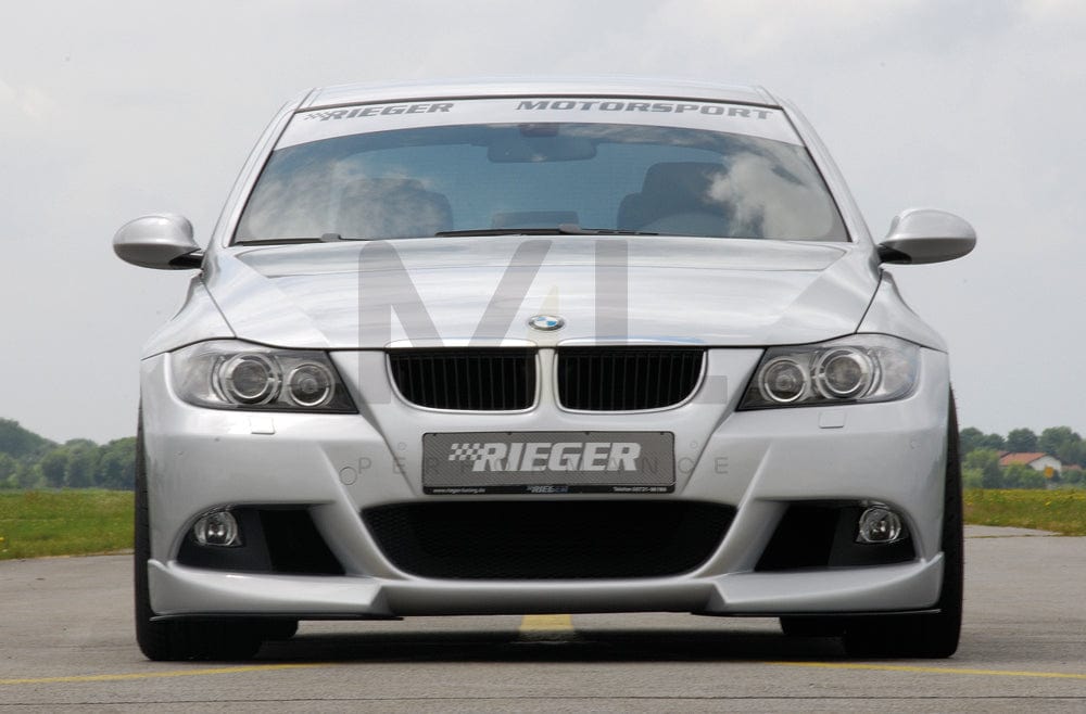 Rieger 00053412 BMW 3 Series E90 E91 Front Bumper 4 | ML Performance EU Car Parts