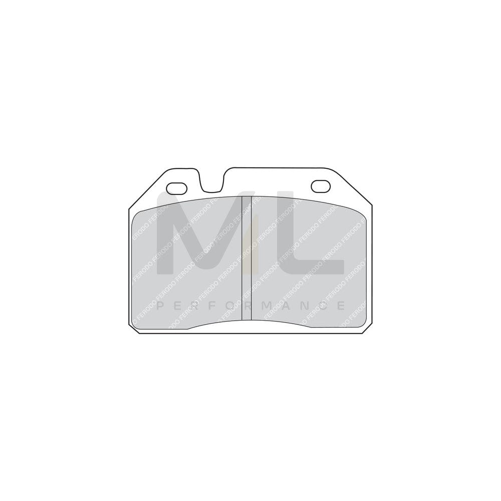 Ferodo Sl Fsl482 Brake Pad Set Not Prepared For Wear Indicator | ML Performance Car Parts