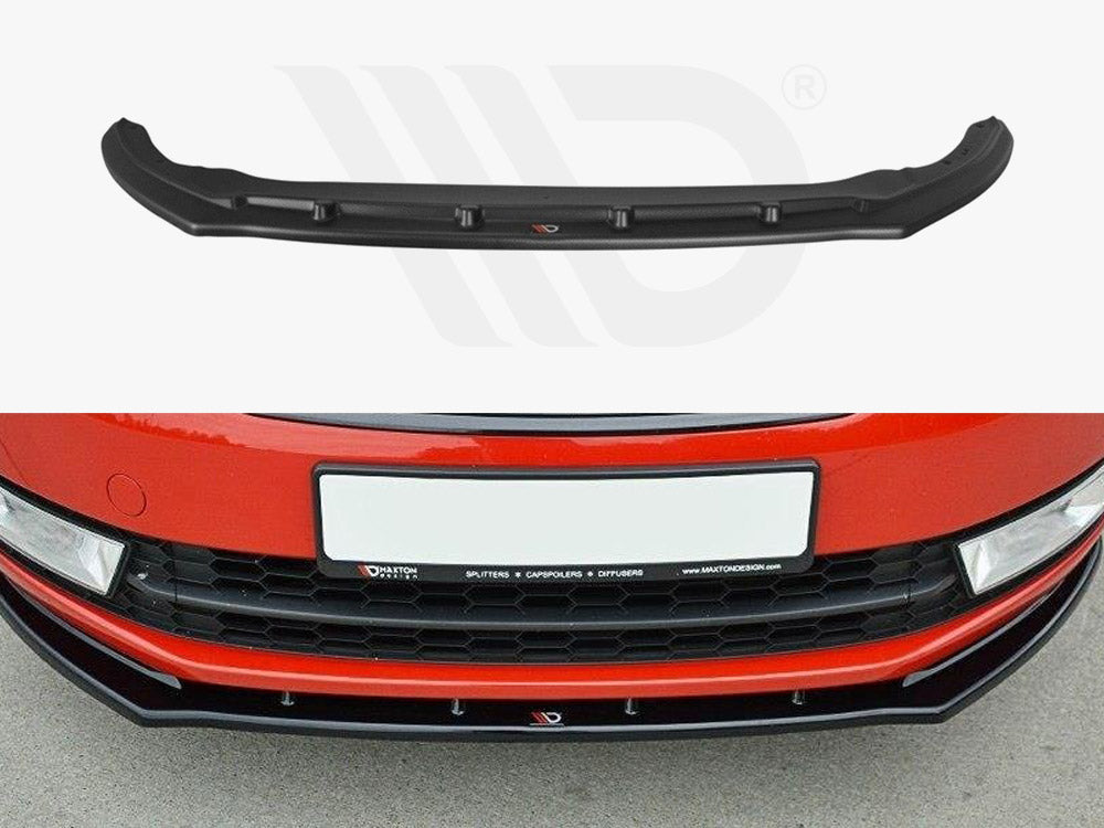 Maxton Design SK-RA-1-FD2T Front Splitter V2 Skoda Rapid | ML Performance EU Car Parts