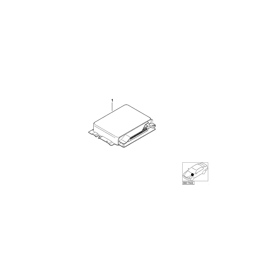 Genuine BMW 24601423324 E36 Exch. Control Unit Egs Programmed GS8.34 (Inc. 316i & 316i 1.6) | ML Performance EU Car Parts