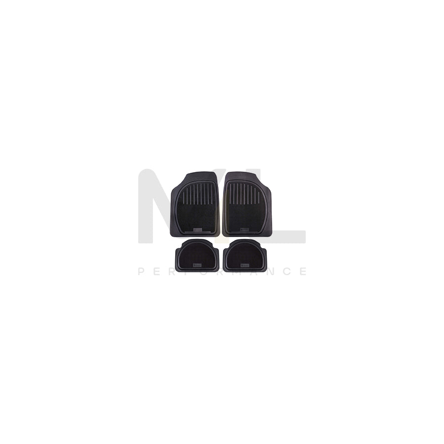 Michelin Universal fit 009073 Floor mat set Elastomer, Front and Rear, Quantity: 4, Black | ML Performance Car Parts