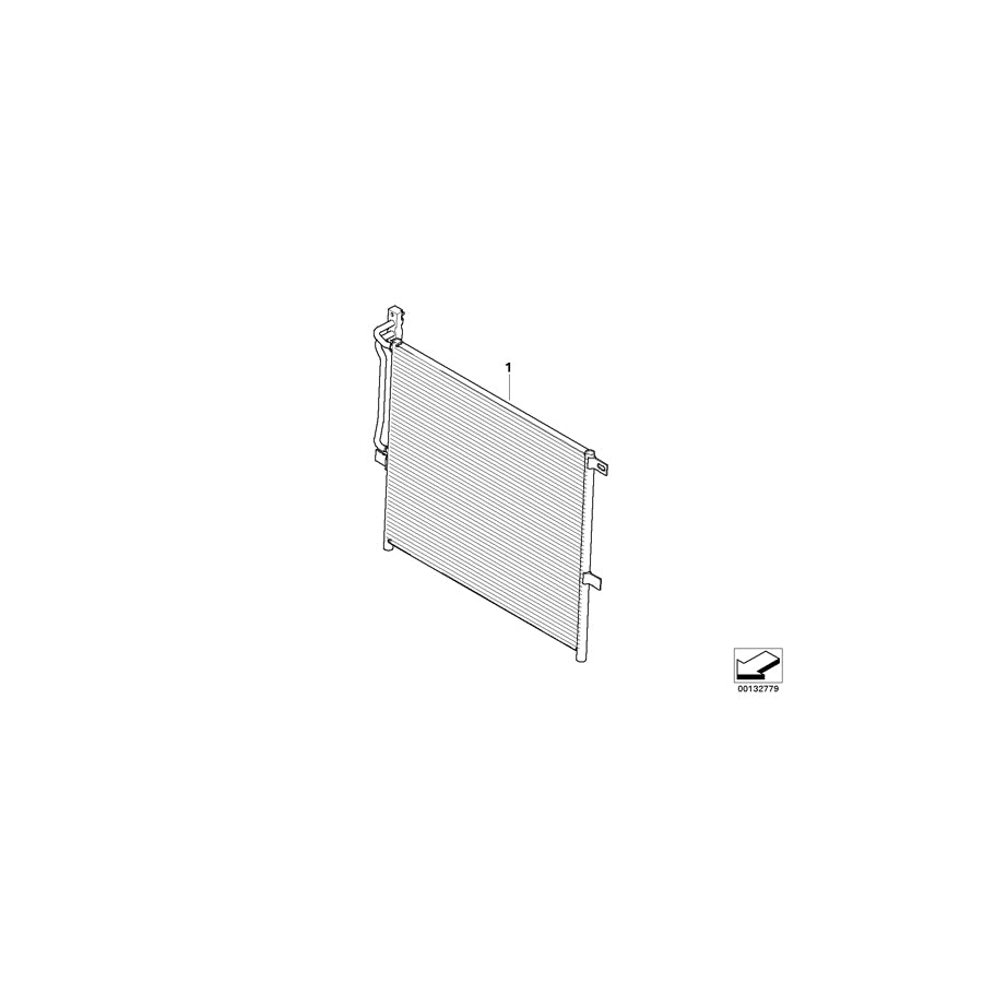 Genuine BMW 64538377648 E46 E83 Condenser Air Conditioning (Inc. X3 3.0sd, 320Cd & 318d) | ML Performance EU Car Parts