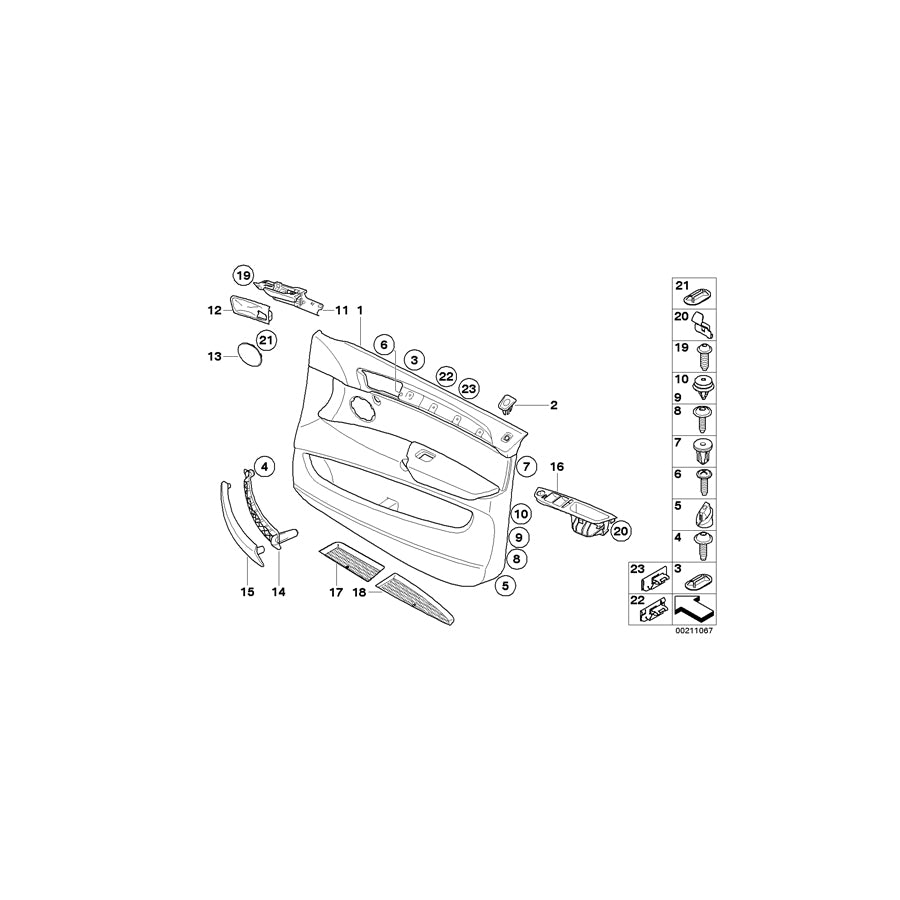Genuine BMW 51419133442 E71 E72 Trim Cover, Pull Strap, Right CHATEAU (Inc. X6 50iX, X6 35dX & X6 35iX) | ML Performance EU