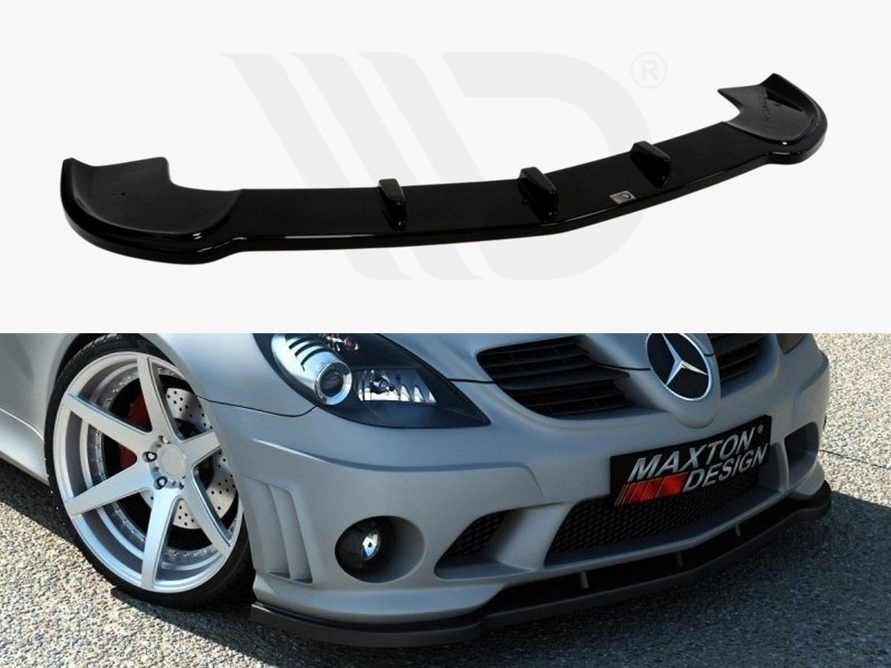 Maxton Design ME-SLK-R171-AMG204-FD1T Front Splitter Mercedes Slk Fits | ML Performance UK Car Parts