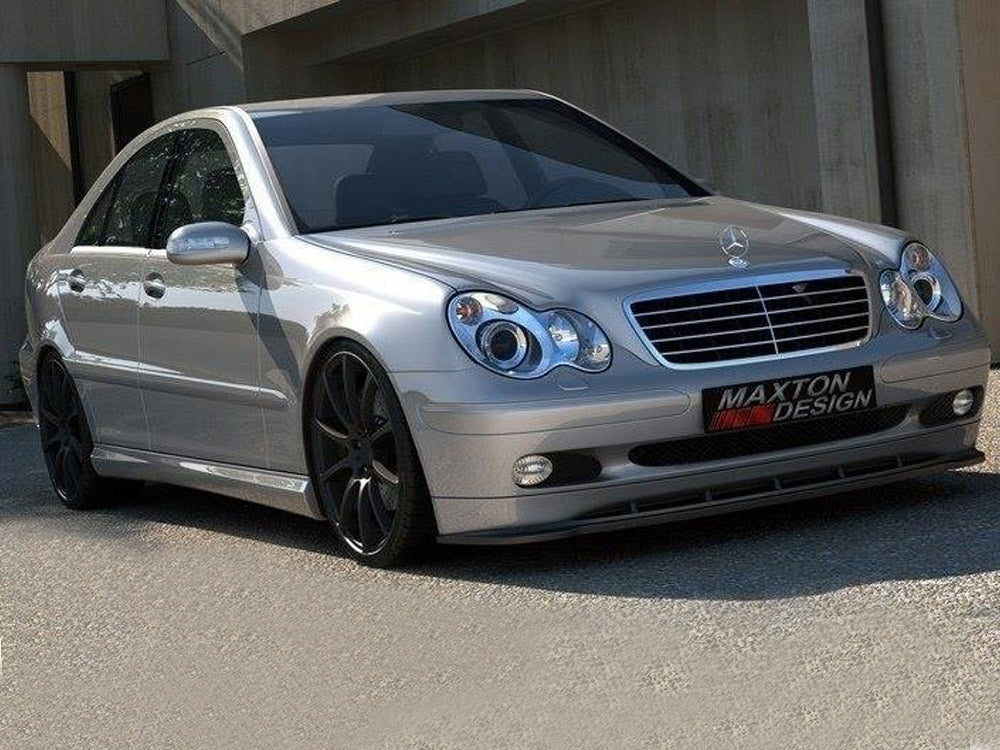 Maxton Design ME-C-203-FD1T Front Splitter Mercedes C-class W203 Standard | ML Performance UK Car Parts