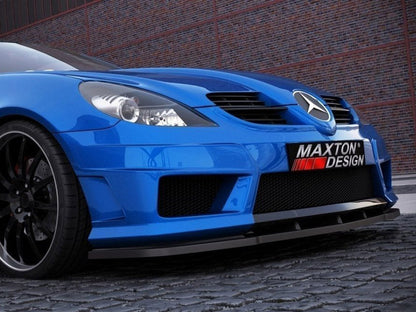 Maxton Design ME-SLK-R171-AMG172-FD1T Front Splitter Mercedes Slk R171 | ML Performance UK Car Parts