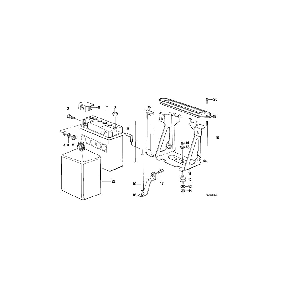 Genuine BMW 61211244432 100 65 Holder (Inc.  & R 65 RT) | ML Performance EU Car Parts