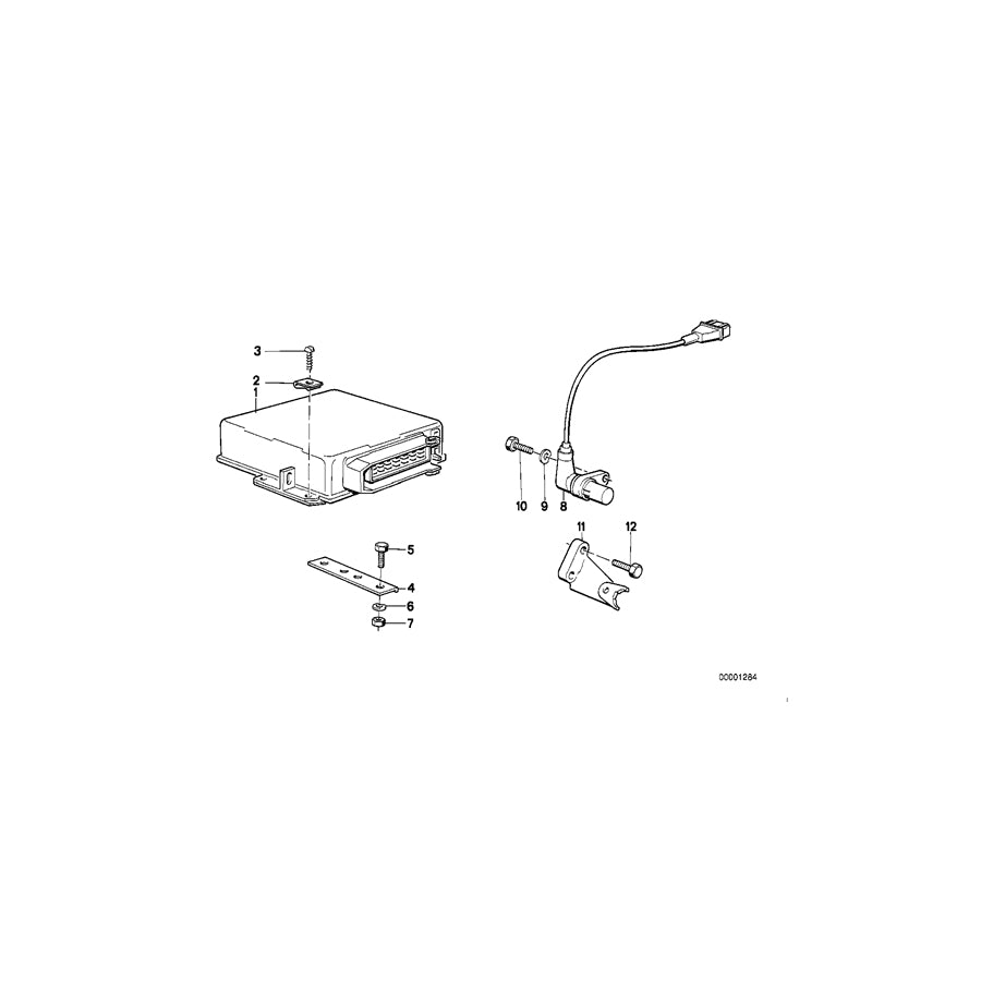 Genuine BMW 12141710685 E28 At-Control Unit (Inc.  & 525e) | ML Performance EU Car Parts