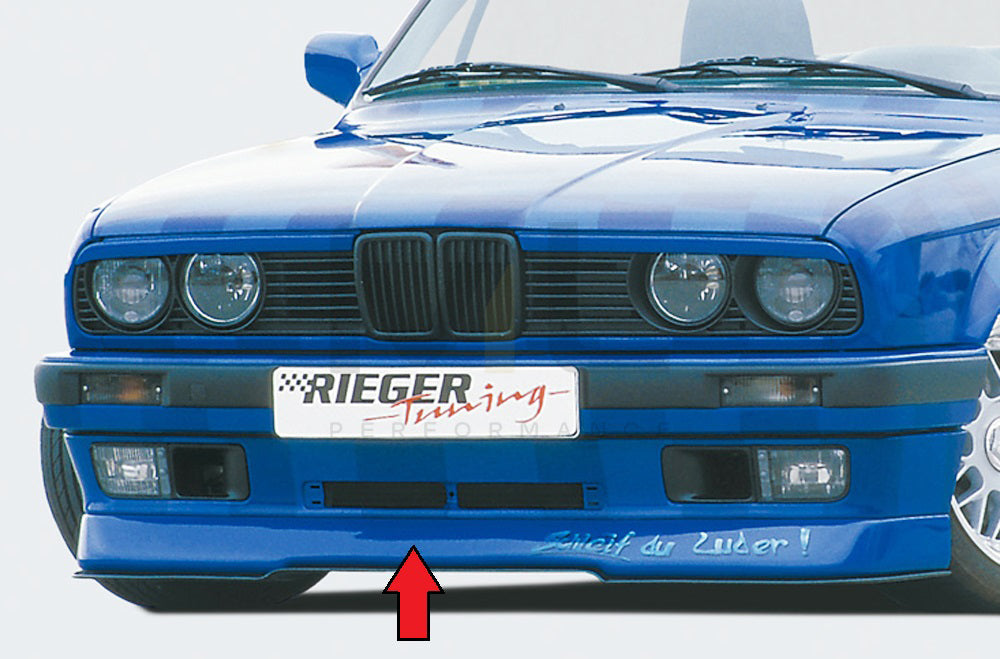 Rieger 00038011 BMW 3 Series E30 Front Splitter 1 | ML Performance EU Car Parts