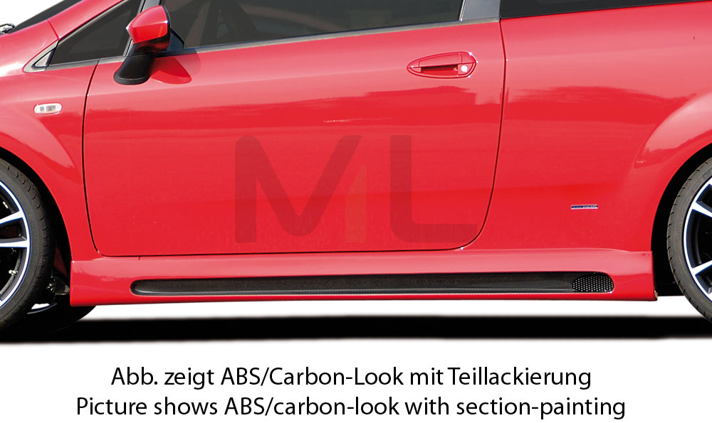 Rieger 00056044 Fiat Grande Punto (199) Side Skirt 1 | ML Performance EU Car Parts
