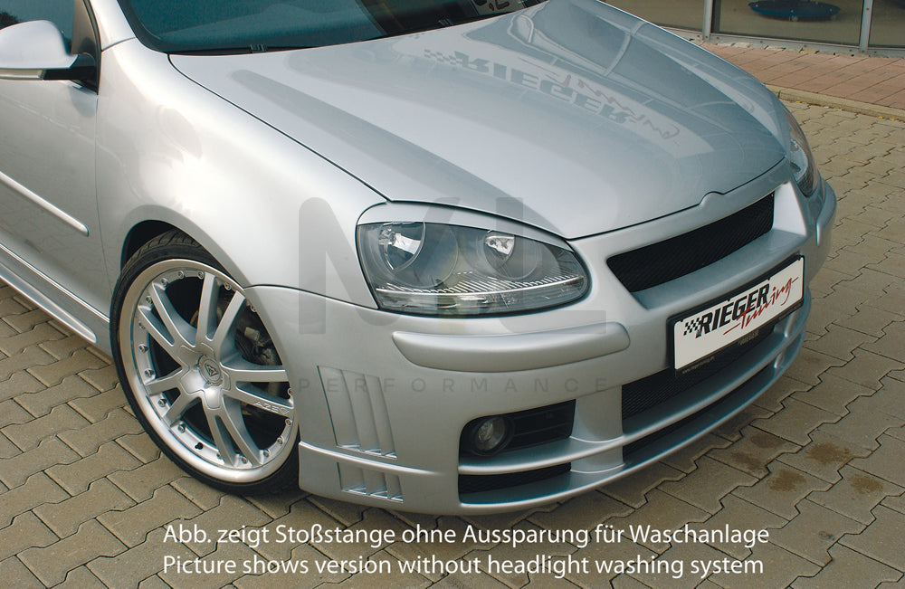Rieger 00059330 VW Mk5 Golf Front Bumper 1 | ML Performance EU Car Parts