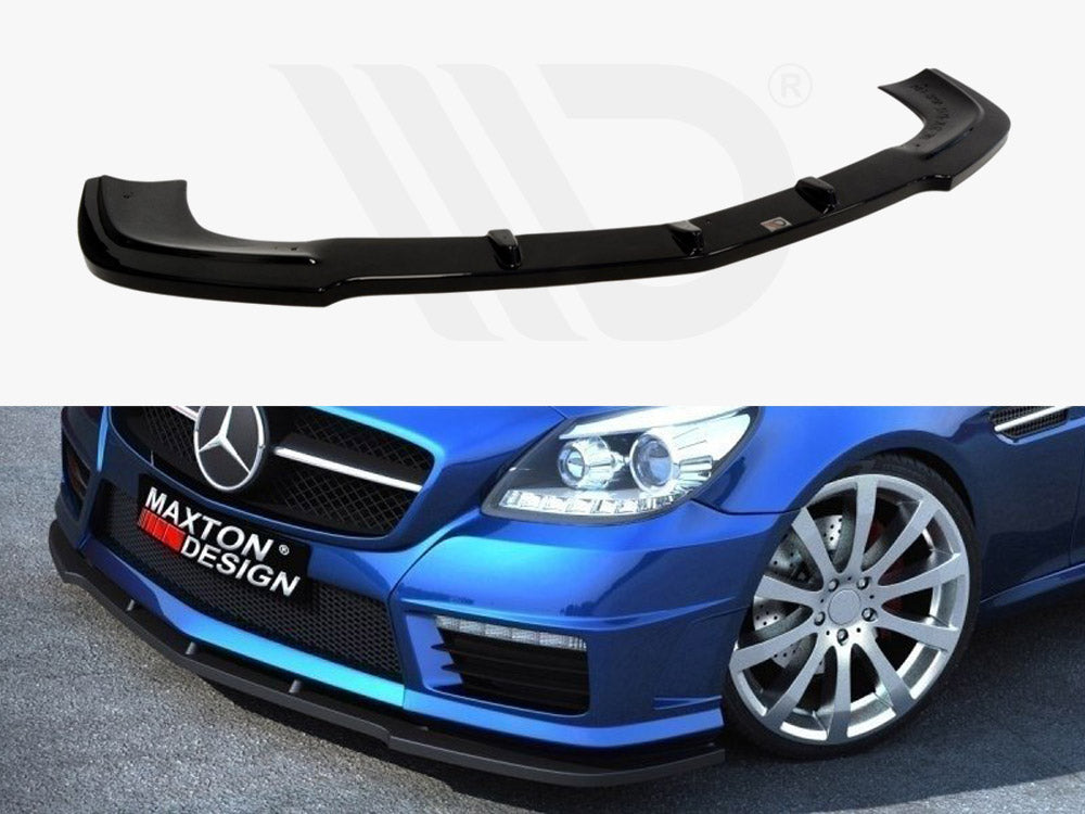 Maxton Design ME-SLK-R172-AMG-FD1T Front Splitter Mercedes Slk R172 Standard / Amg | ML Performance UK Car Parts