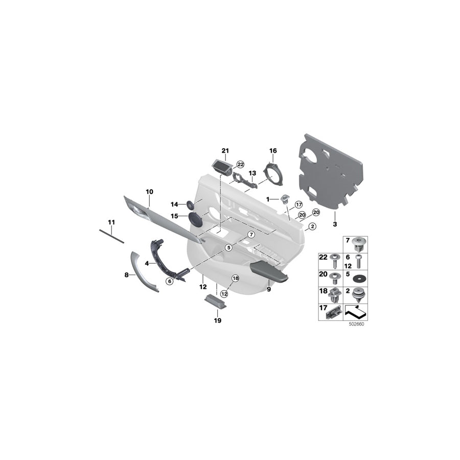 Genuine BMW 51427410978 F48 Decor Strip, Right LÄNGSSCHLIFF (Inc. X1 16d, X1 28i & X1 20dX) | ML Performance EU