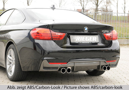 Rieger 00053489 BMW 4 Series F32 F33 F36 Rear Diffuser 2 | ML Performance EU Car Parts