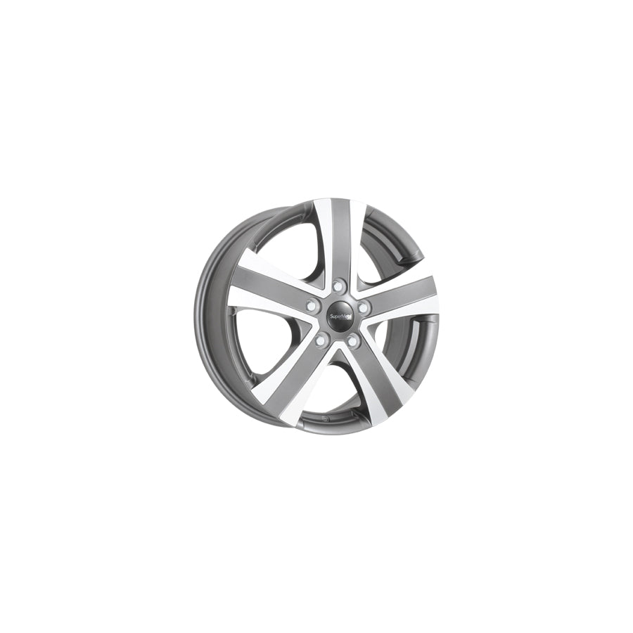 SuperMetal Hammer 6.5x17 ET60 42154 Grey Polish Wheel | ML Performance EU Car Parts