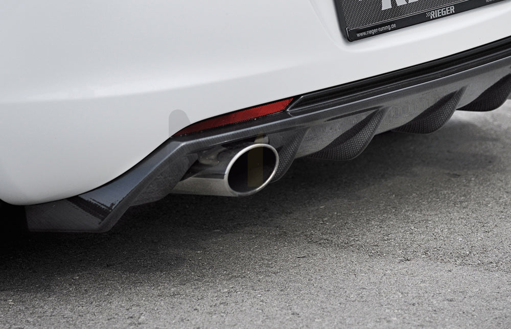 Rieger 00099861 Opel Astra J Rear Diffuser 1 | ML Performance EU Car Parts