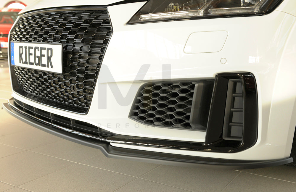 Rieger 00055180 Audi 8J-FV 8S Front Splitter (TT & TTS) 7 | ML Performance EU Car Parts