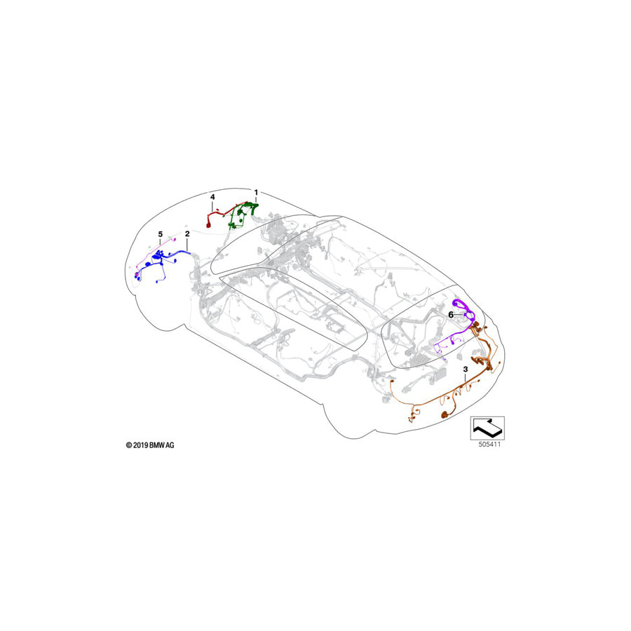 Genuine BMW 61129313071 F20 F21 Front Left Repair Wiring Set (Inc. 120dX, 120d & 114d) | ML Performance EU
