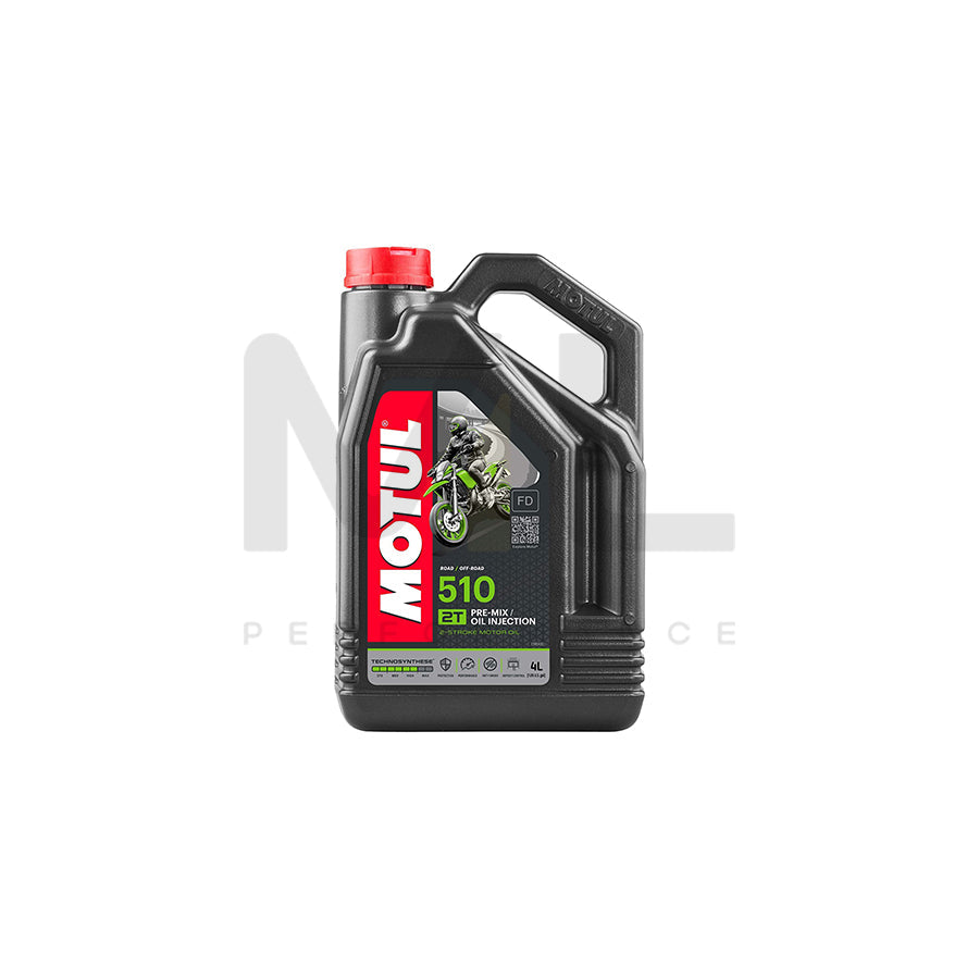 Motul 510 2T 2 Stroke Premix & Injector Ester Synthetic Motorcycle Engine Oil 4l | Engine Oil | ML Car Parts UK | ML Performance