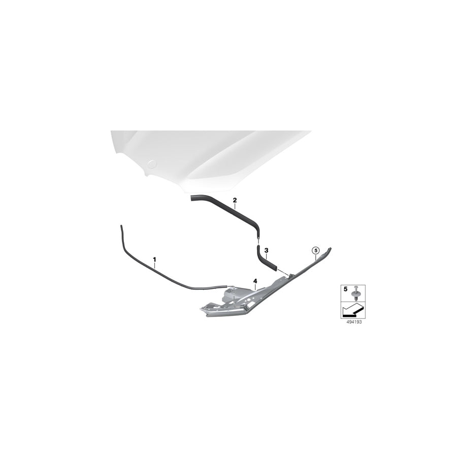 Genuine BMW 51767469502 G07 Sealing Side Panel Right (Inc. X7 40iX, X7 M50iX & X7 M50dX) | ML Performance EU Car Parts