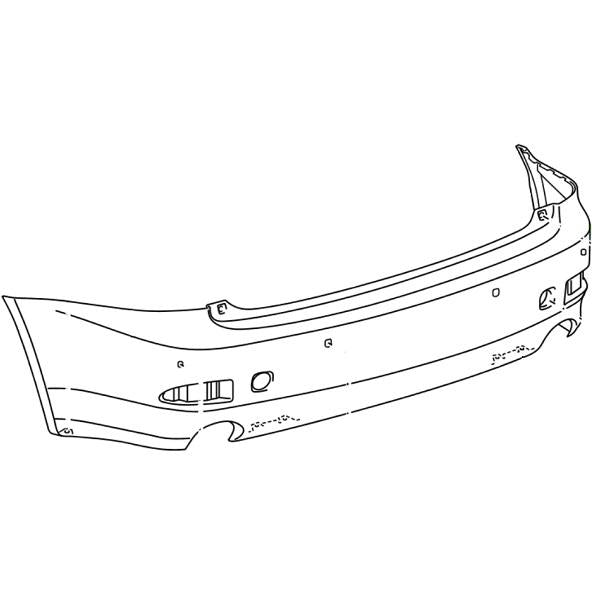 Genuine Lexus 52159-53927 IS Phase 2 SE Rear Bumper Cover