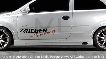 Rieger 00099311 Opel Corsa C Side Skirt 1 | ML Performance EU Car Parts