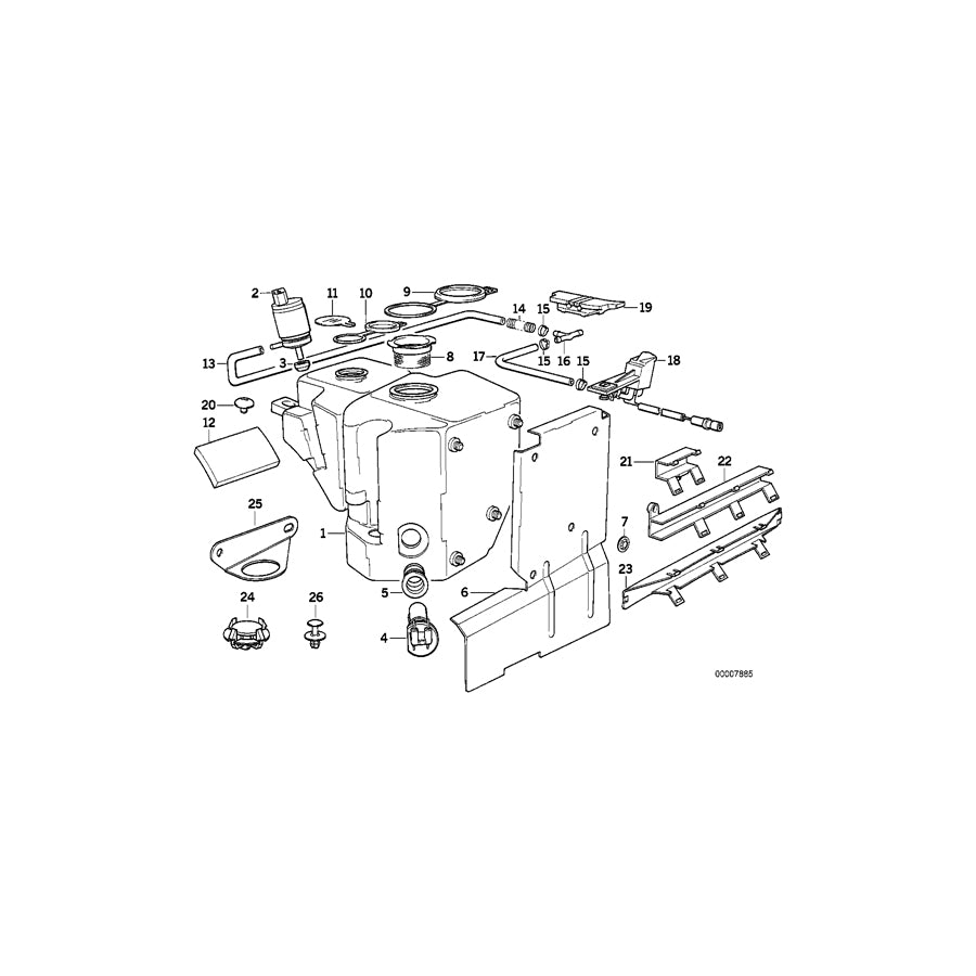 Genuine BMW 61661383194 E31 Grommet (Inc. 850CSi, 850Ci & 840Ci) | ML Performance EU Car Parts