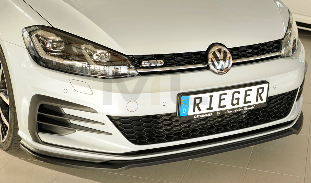 Rieger 00059580 VW Mk7 Golf Front Splitter (GTI, GTD & GTE) 2 | ML Performance EU Car Parts
