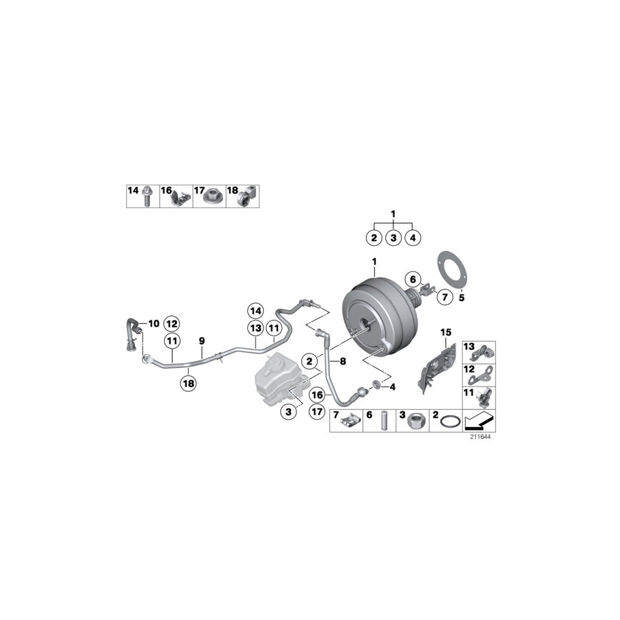 Genuine BMW 12521724609 E90 E92 E91 Holder (Inc. X1 28i, X1 28iX & Hybrid X6) | ML Performance EU Car Parts