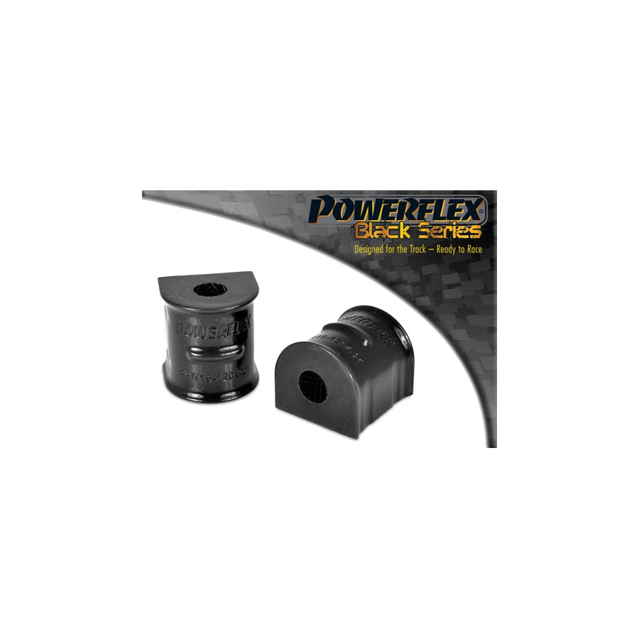 Powerflex PFR19-1204-18BLK Volvo Mazda Ford Rear Anti Roll Bar To Chassis Bush 18mm (Inc. V50, S40, Mazda 3, Focus) | ML Performance EU Car Parts